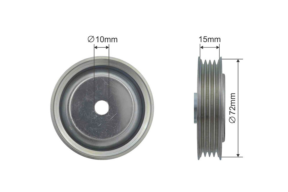 NTY PULLEY IDLER V BELT HONDA ACCORD VI CIVIC V CIVIC VI HR V LOGO