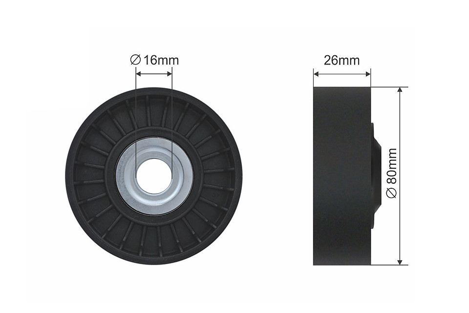 Nty Pulley Idler V Belt Mercedes Sprinter T B Sprinter T