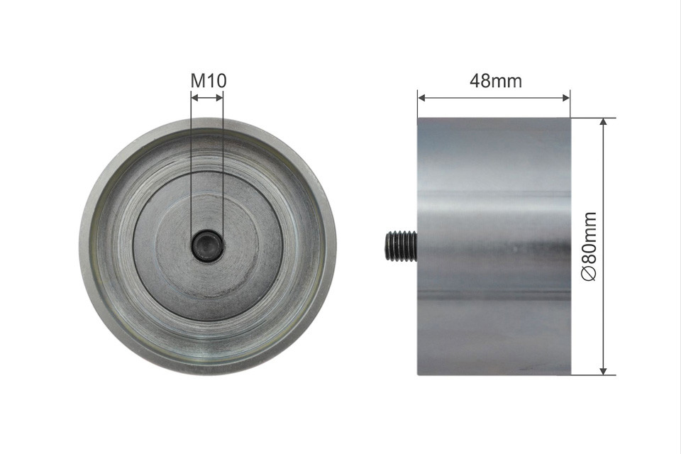 NTY PULLEY IDLER V BELT MERCEDES ACTROS CITARO TRAVEGO TOURISMO