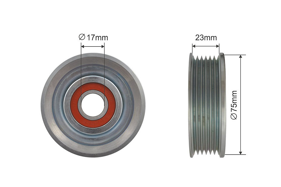 Nty Pulley Idler V Belt Mazda For