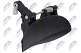 NTY EXTERIOR DOOR HANDLE HYUNDAI ATOS 1997-/REAR-RIGHT/CZARNA/