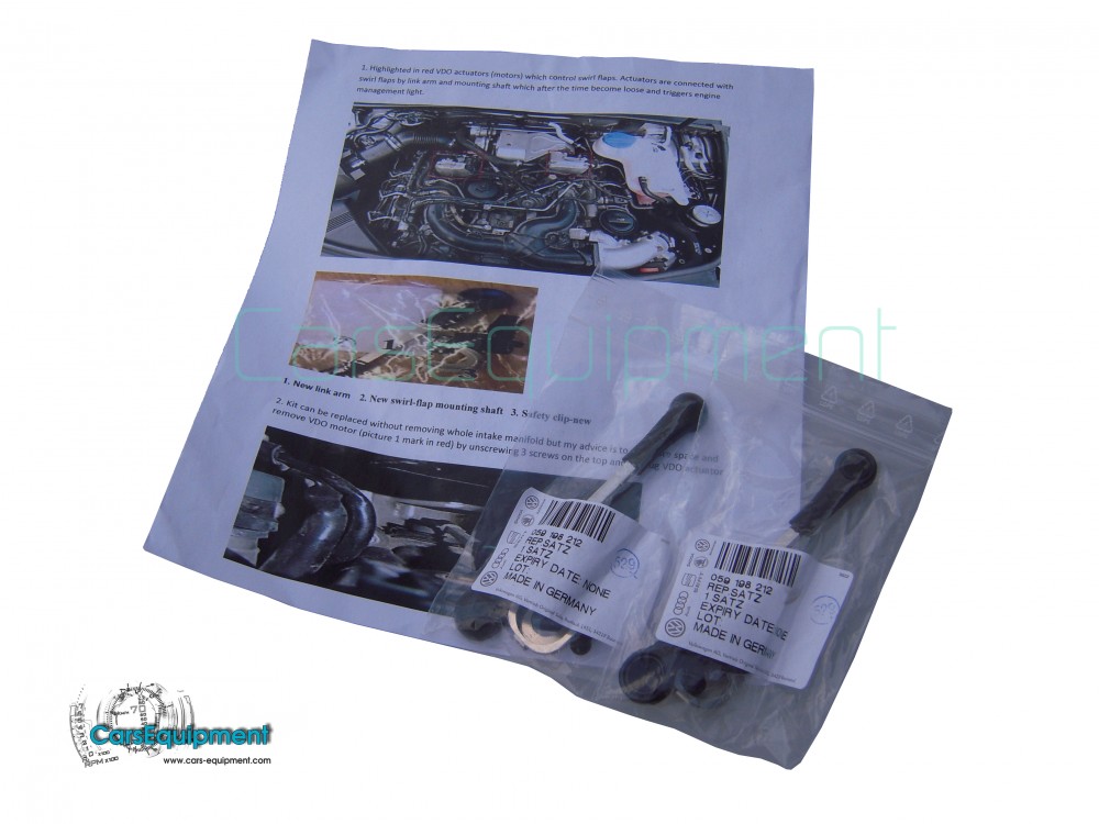 OEM 059198212 AUDI VW 2.7 3.0 TDI V6 Intake Inlet Manifold Swirl Flap - Repair  Kit for 24.30 € - Throttle Body / Intake Manifold