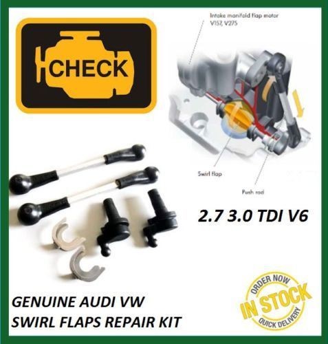 OEM 059198212 AUDI VW 2.7 3.0 TDI V6 Intake Inlet Manifold Swirl Flap - Repair  Kit for 24.30 € - Throttle Body / Intake Manifold