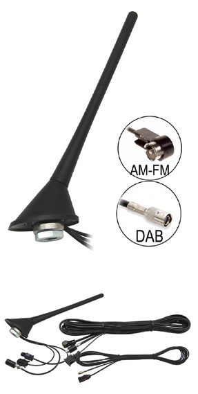Calearo DAB + AM / FM Roof Antenna for 104.00 € - ANTENNAS • PARTS