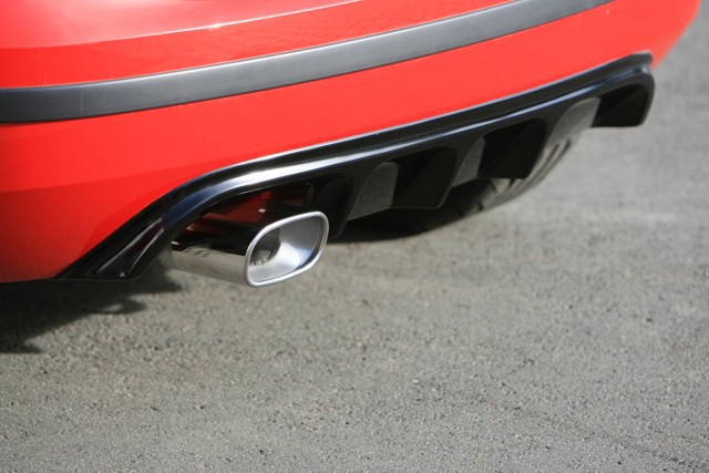 Exhaust Tailpipe - Round Oval, 150x85 mm, Škoda Fabia II. Limousine for ...