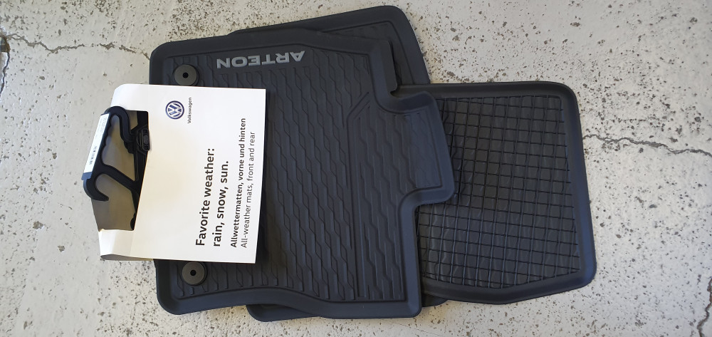 vw arteon floor mats