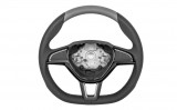 Three-spoke,sports,steering,wheel,Skoda,5E0064241H FKL,flat bottom steering wheel skoda,